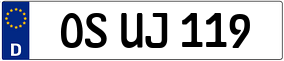 Truck License Plate